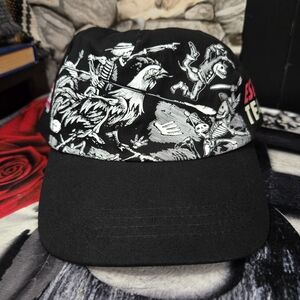 Espolón Tequila skeleton print Los Angeles lowrider graphic black and white